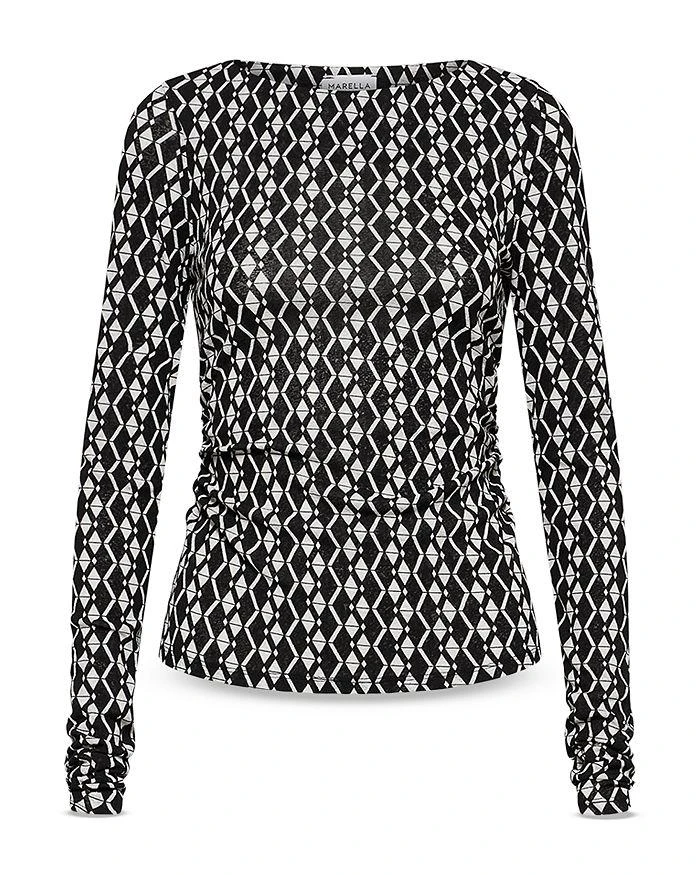 Marella Manager1 Printed Long Sleeve Top 6