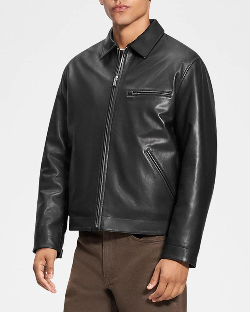 Theory Men's Leather Workwear Jacket 4