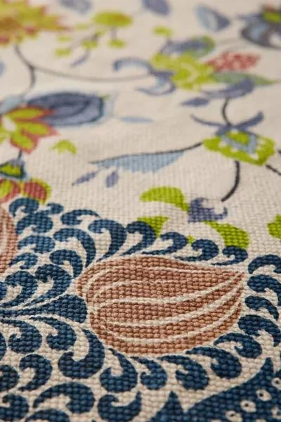 Urban Outfitters Art Deco Tulip Floral Printed Rug 3