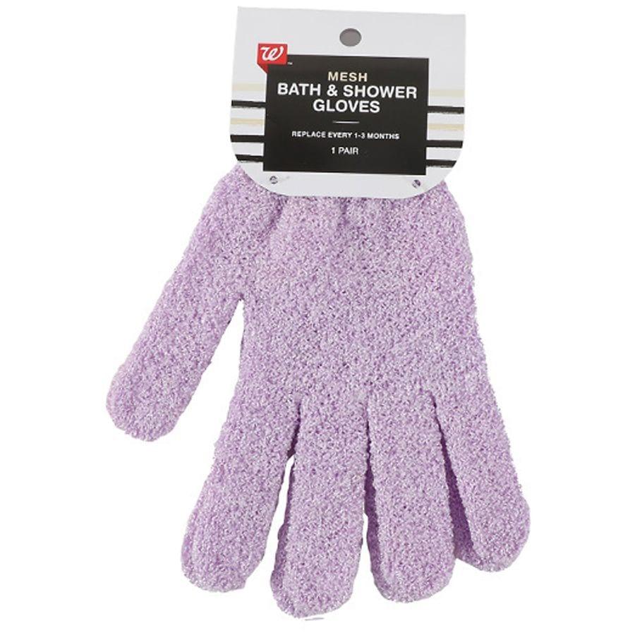 Walgreens Beauty Exfoliating Mesh Bath Gloves