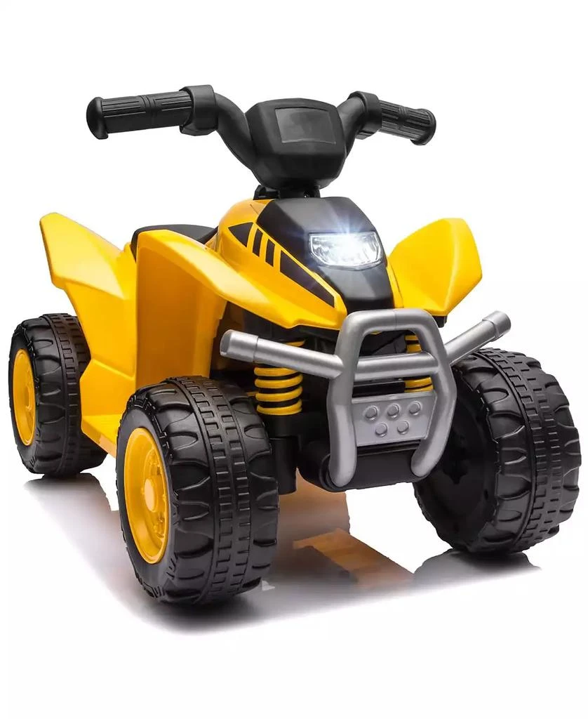 Mecale 6V Kids Ride on ATV CAT-Licensed with Horn Sound for 18-36 Months Old.