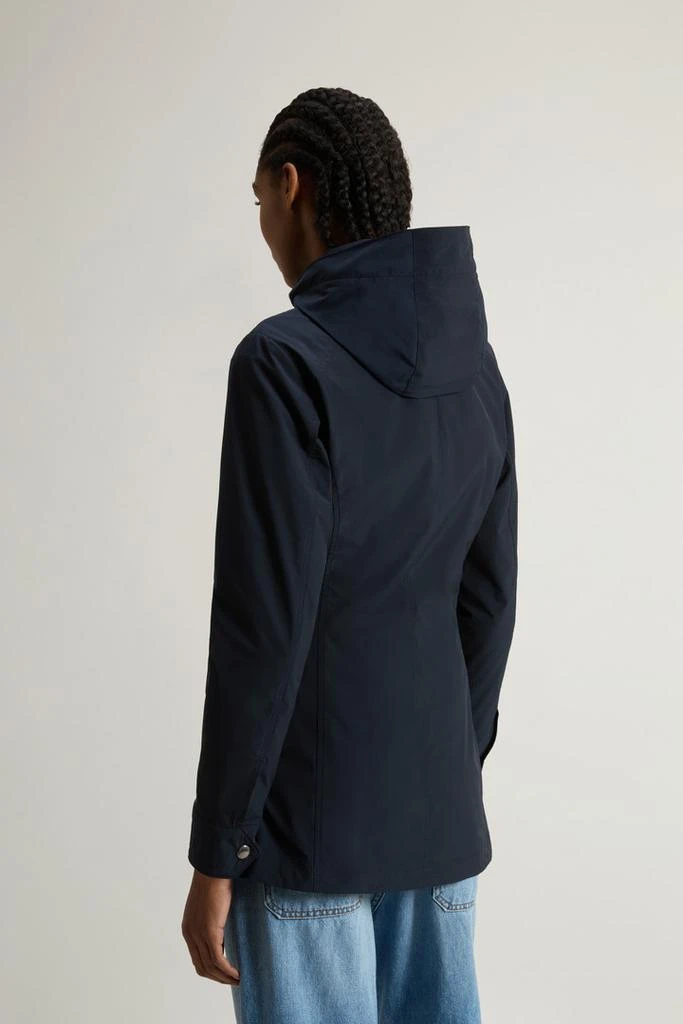 Woolrich Summer Parka in Urban Touch - Women - Blue 3