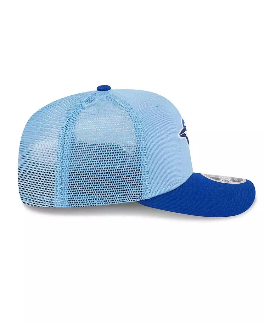 New Era Men's Powder Blue/Royal Toronto Blue Jays 2025 Batting Practice 9SEVENTY Stretch-Snap Trucker Hat 2