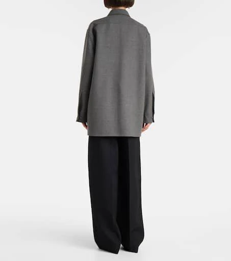 Jil Sander Beaded wool canvas shirt 3