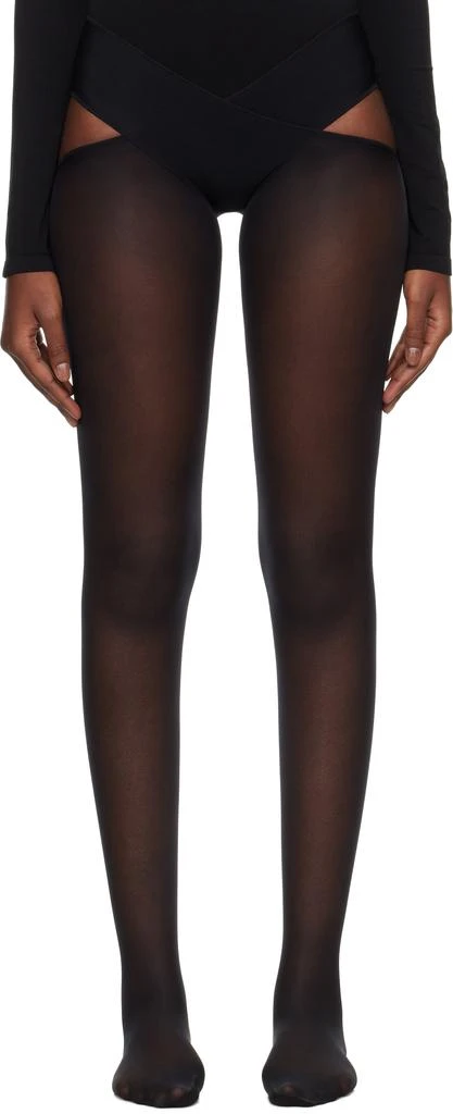 Wolford Black Individual 12 Stay-Hip Tights 1