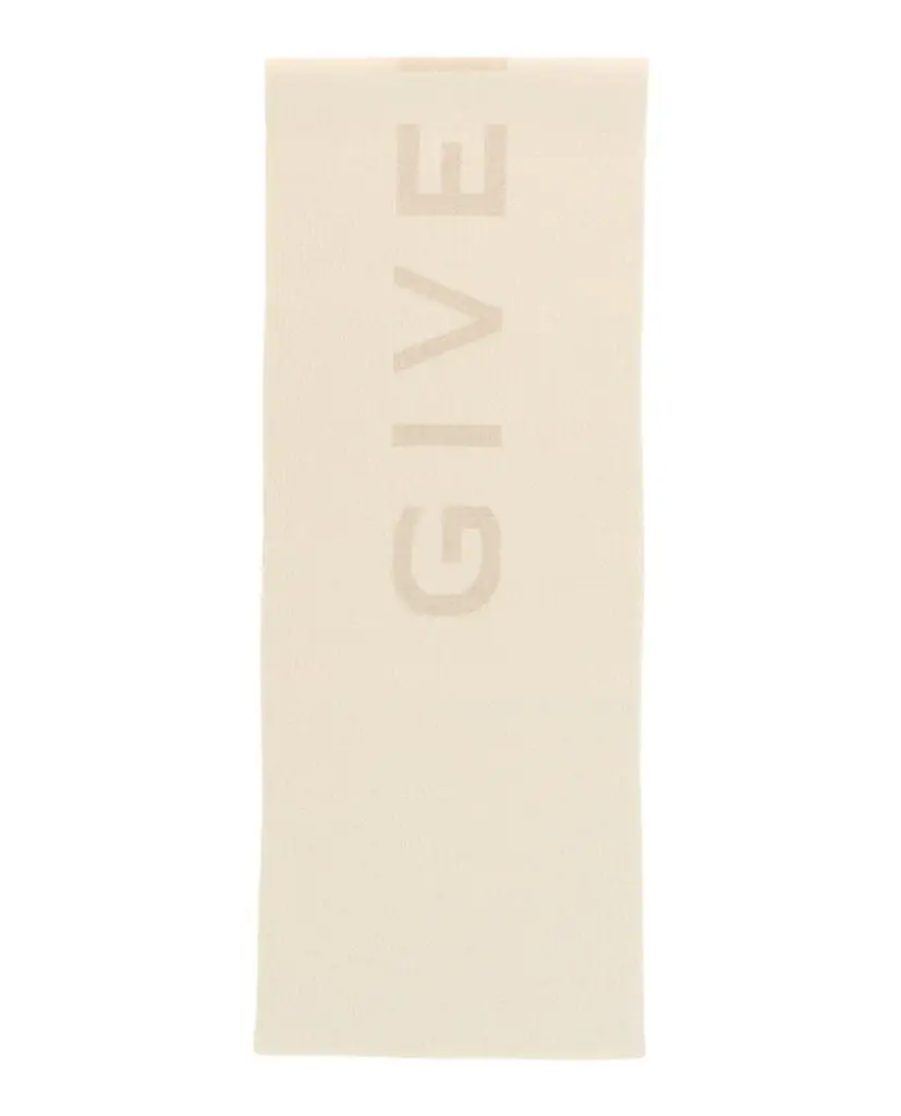 Givenchy Reversible Logo Wool Scarf