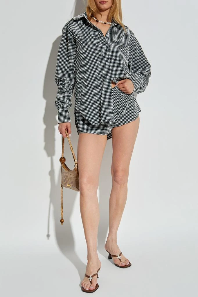 Hunza G Shirt with a check pattern 2