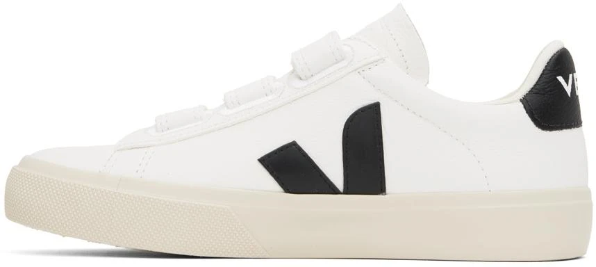 Veja White & Black Recife ChromeFree Leather Sneakers 3
