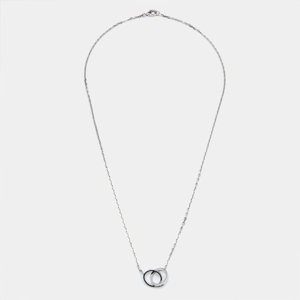 Cartier Cartier Love Interlocking  Diamonds 18k White Gold Necklace 2