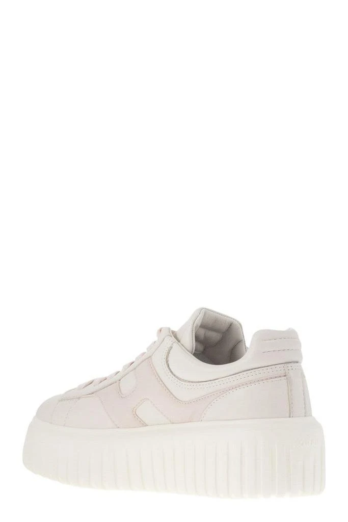 hogan SMOOTH LEATHER H STRIPES PLATFORMS. 3