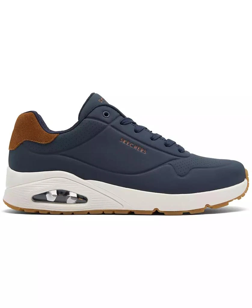 SKECHERS Men's Uno - Suited On Air Memory Foam Casual Sneakers from Finish Line 2