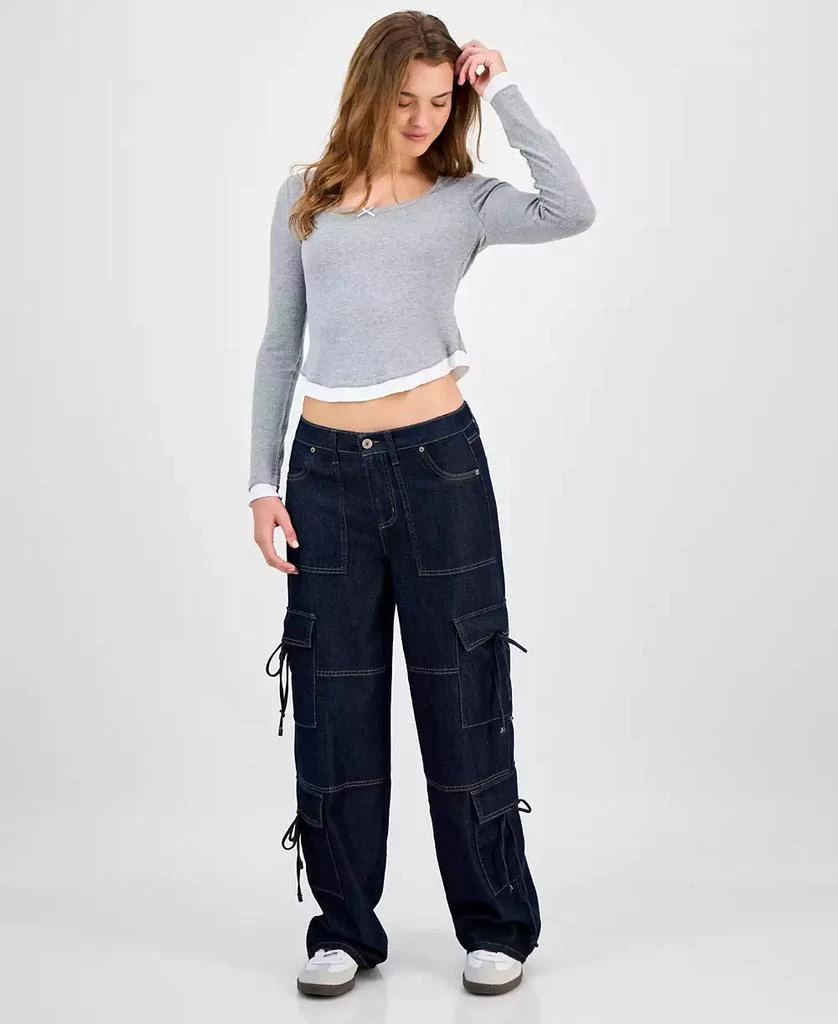 Vanilla Star Juniors
 Tie-Side Cargo Jeans 1