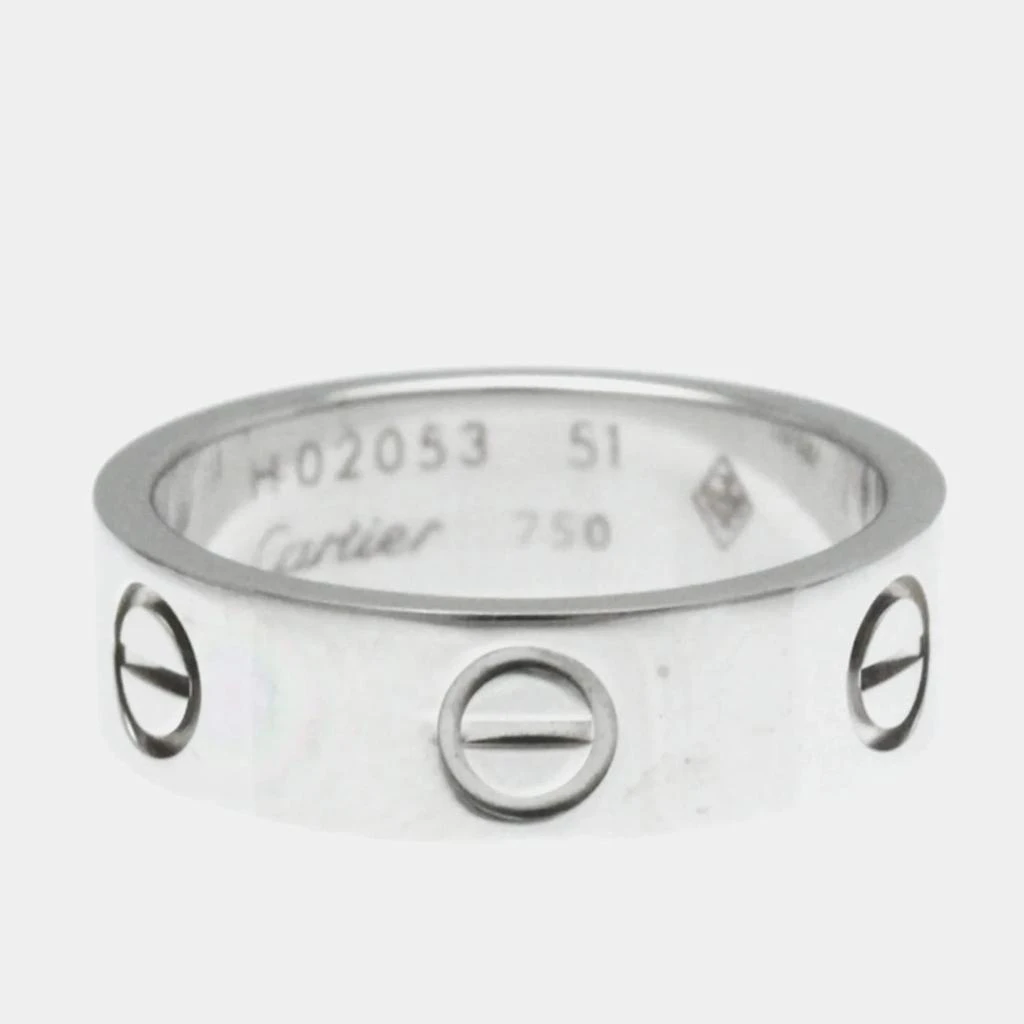 Cartier Cartier 18K White Gold Love Band Ring EU 51 1