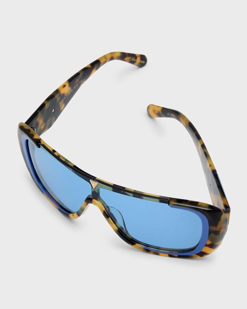 Karen Walker Logo Acetate Shield Sunglasses 5