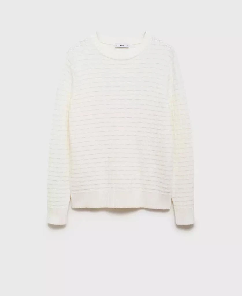 Mango Men's Crossed-Knit Sweater 2
