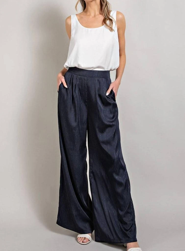 ee:some Ee:Some - Wide Pintuck Pants 4