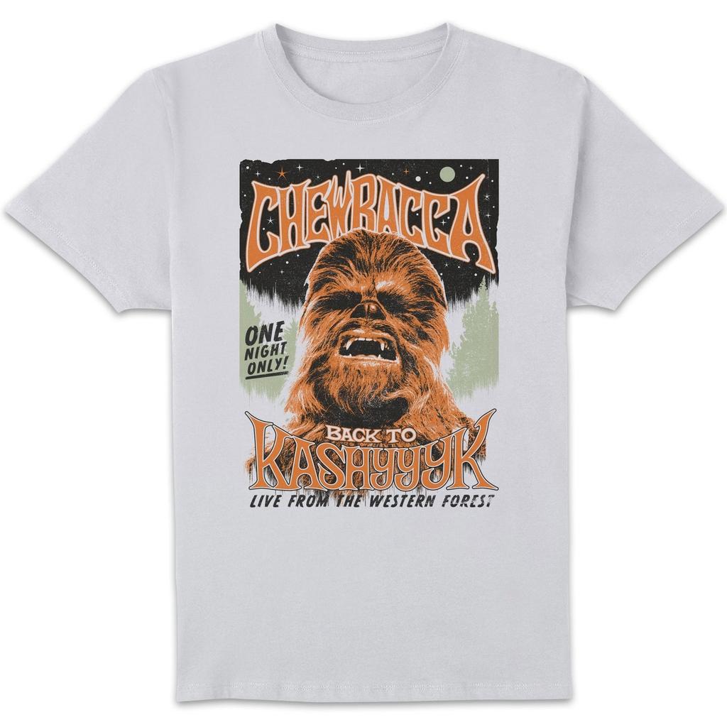 Star Wars Star Wars Chewbacca Poster Unisex T-Shirt - White