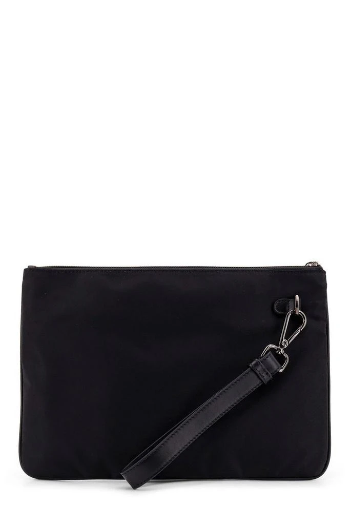 Kiton Kiton Logo Embroidered Stitched Clutch Bag 2