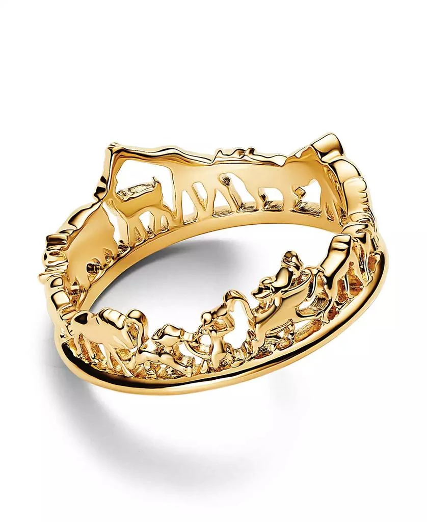 PANDORA The Lion King Ring in 14k Gold-plated 1