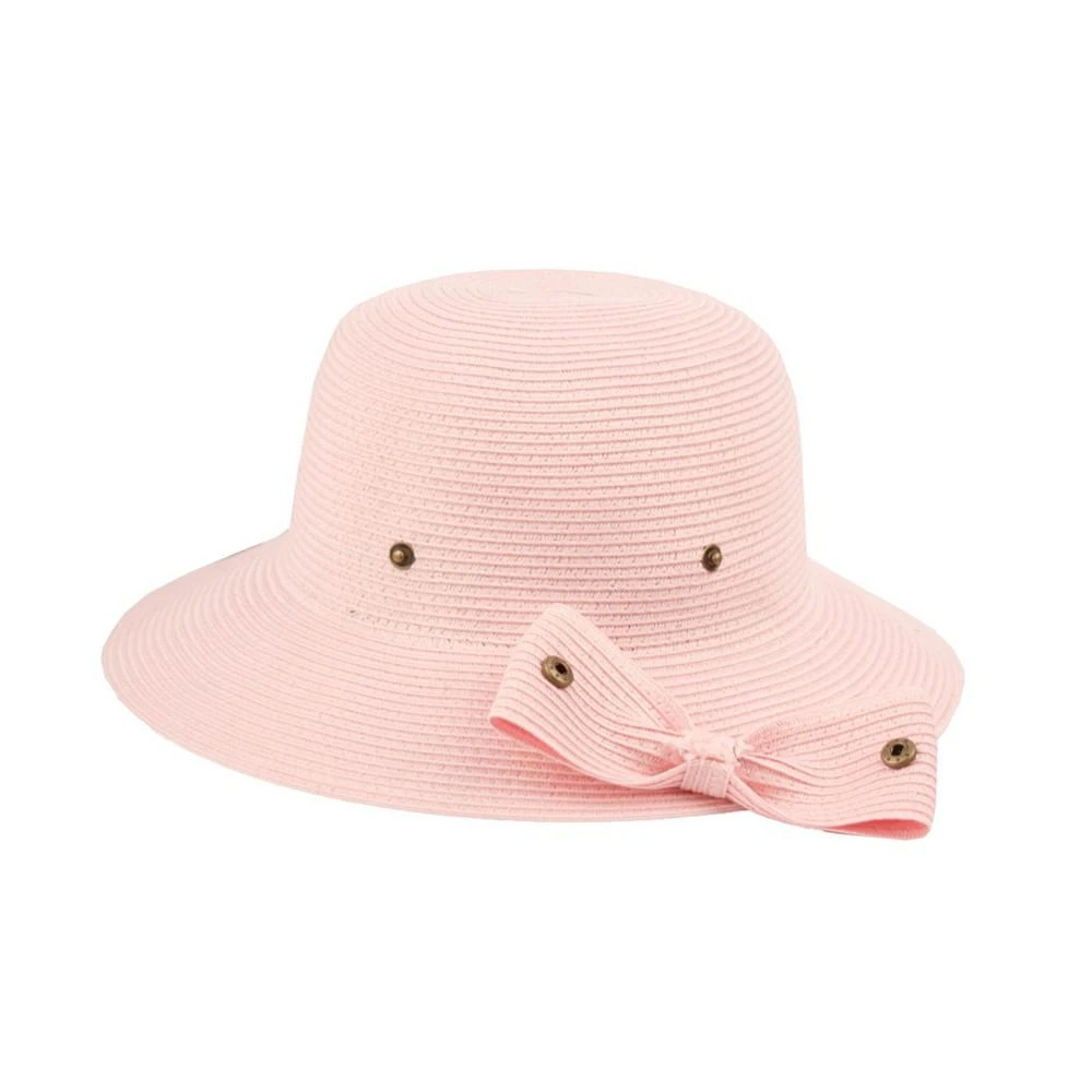 Epoch Hats Company Angela & William Poly Braid Bucket Sun Hat with Ribbon 3
