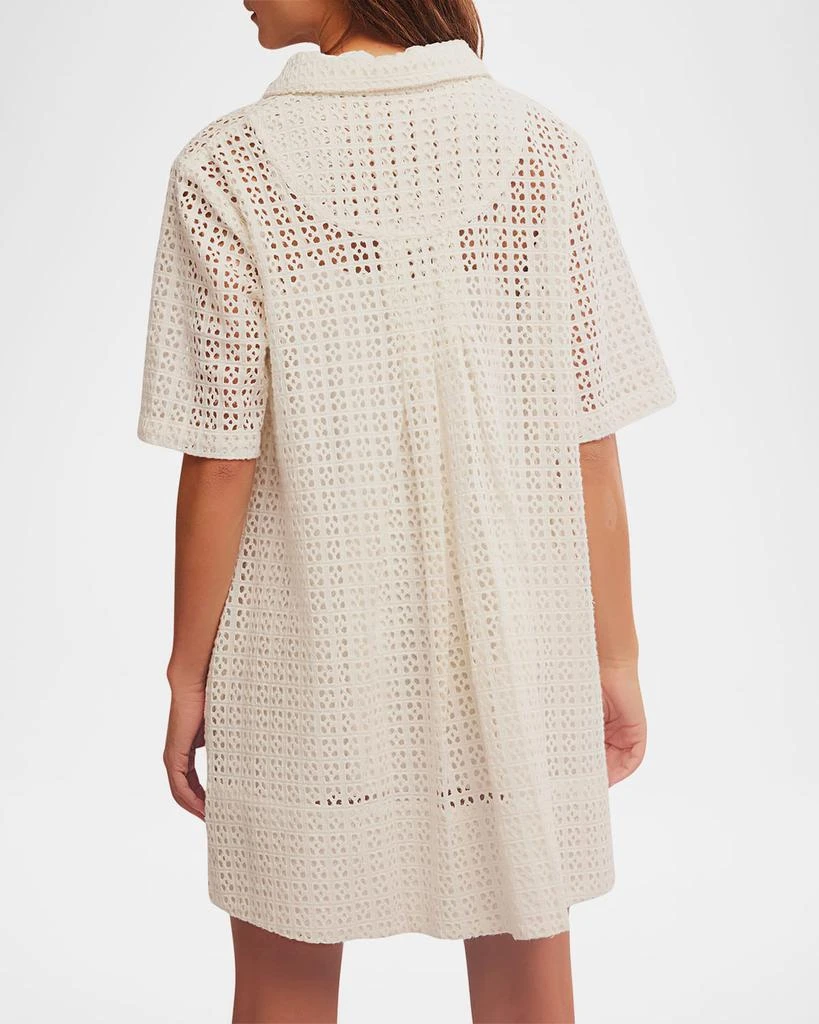 Free People Remino Eyelet Mini Dress 3