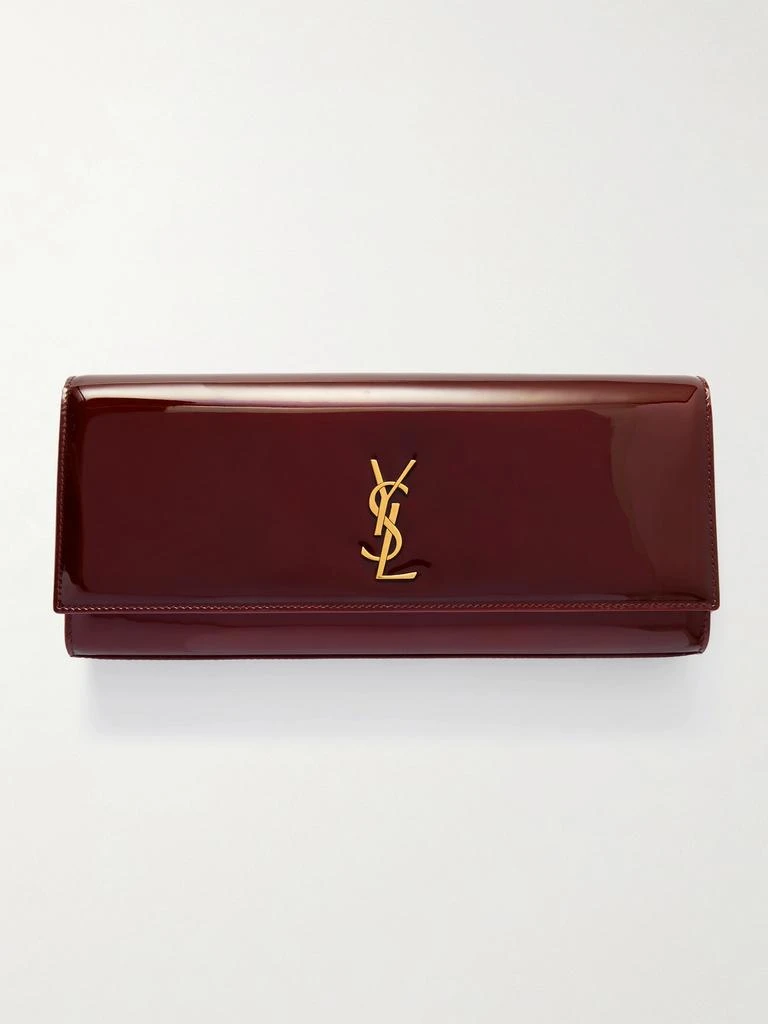 Yves Saint Laurent Kate Patent-leather Clutch