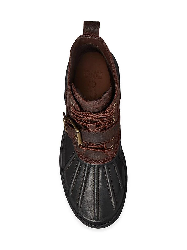 Ralph Lauren Oslo High Waterproof Leather-Suede Boots 5
