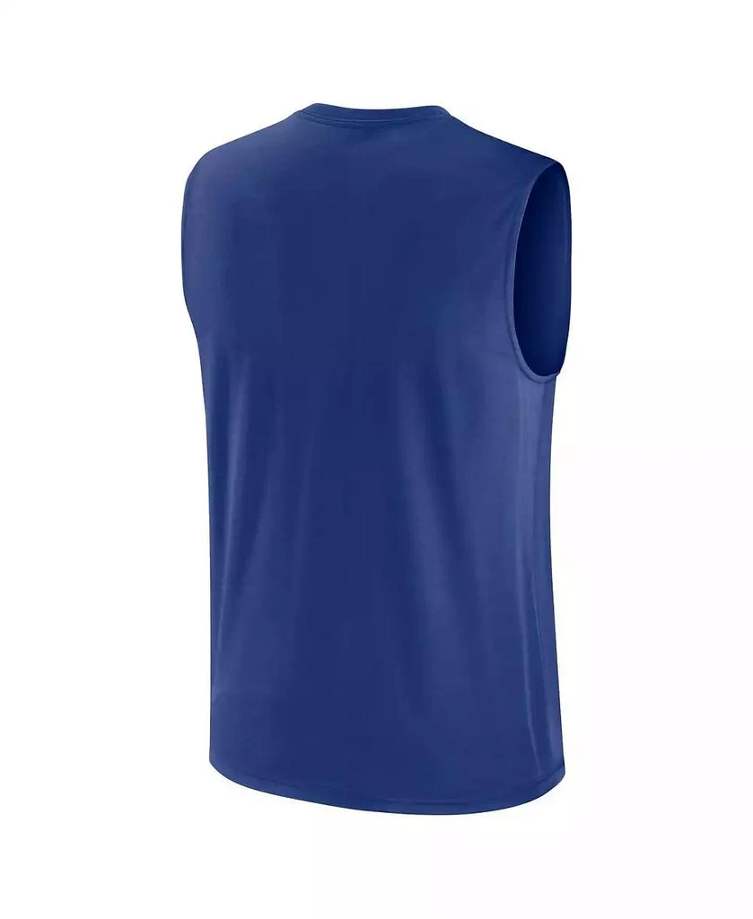 NIKE Men's Royal New York Giants Blitz Legend Muscle Perform Tank Top 3