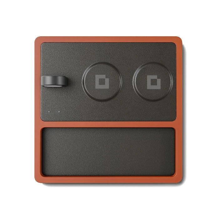 NYTSTND TRIO TRAY Black - 3-in-1 MagSafe Oak Wireless Charger with Apple Watch Support 5