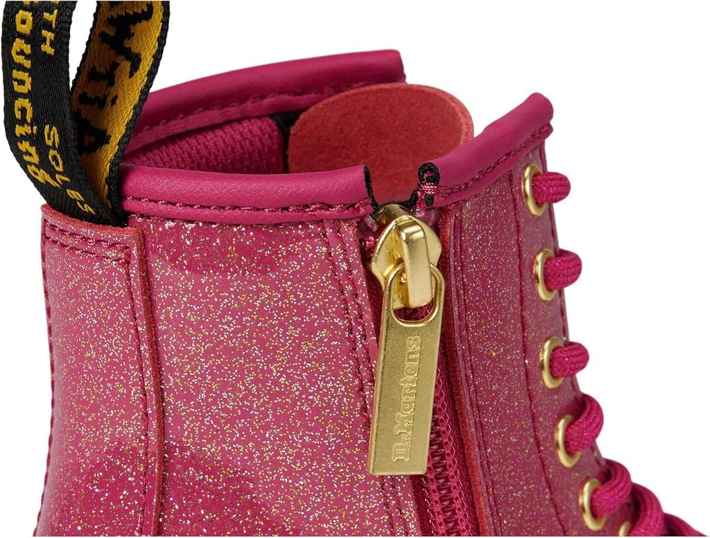 Dr. Martens Dr. Martens Unisex Kids 1460 Lace Up Boot (Toddler/Little Kid/Big Kid) Fuchsia/Silver/Gold Glitter 3 Little Kid Medium 6