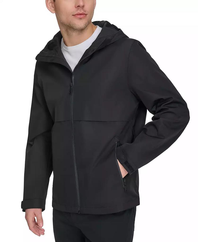 Dockers Men's Hooded Rain Jacket