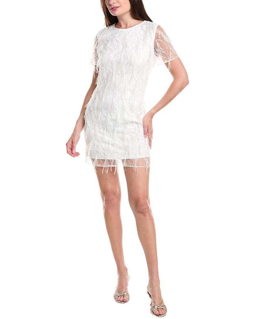 Milly Milly Rana Feather Mini Dress