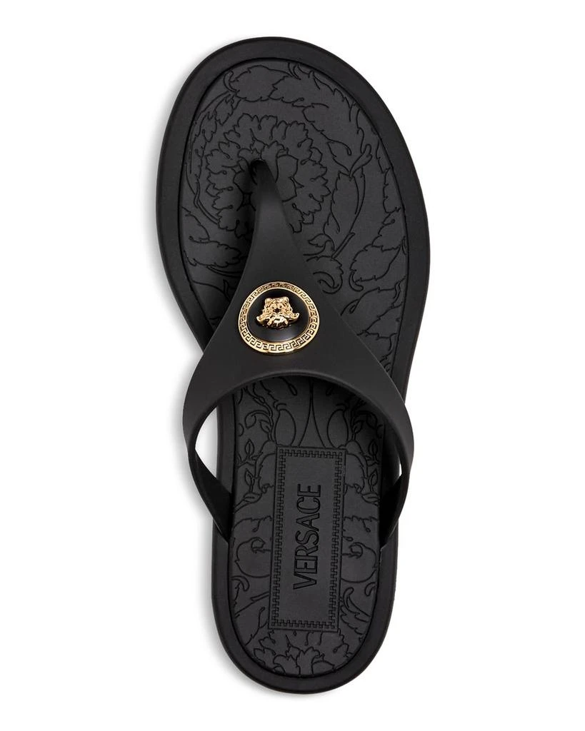 Versace Women's Alia Medusa Thong Sandals 4