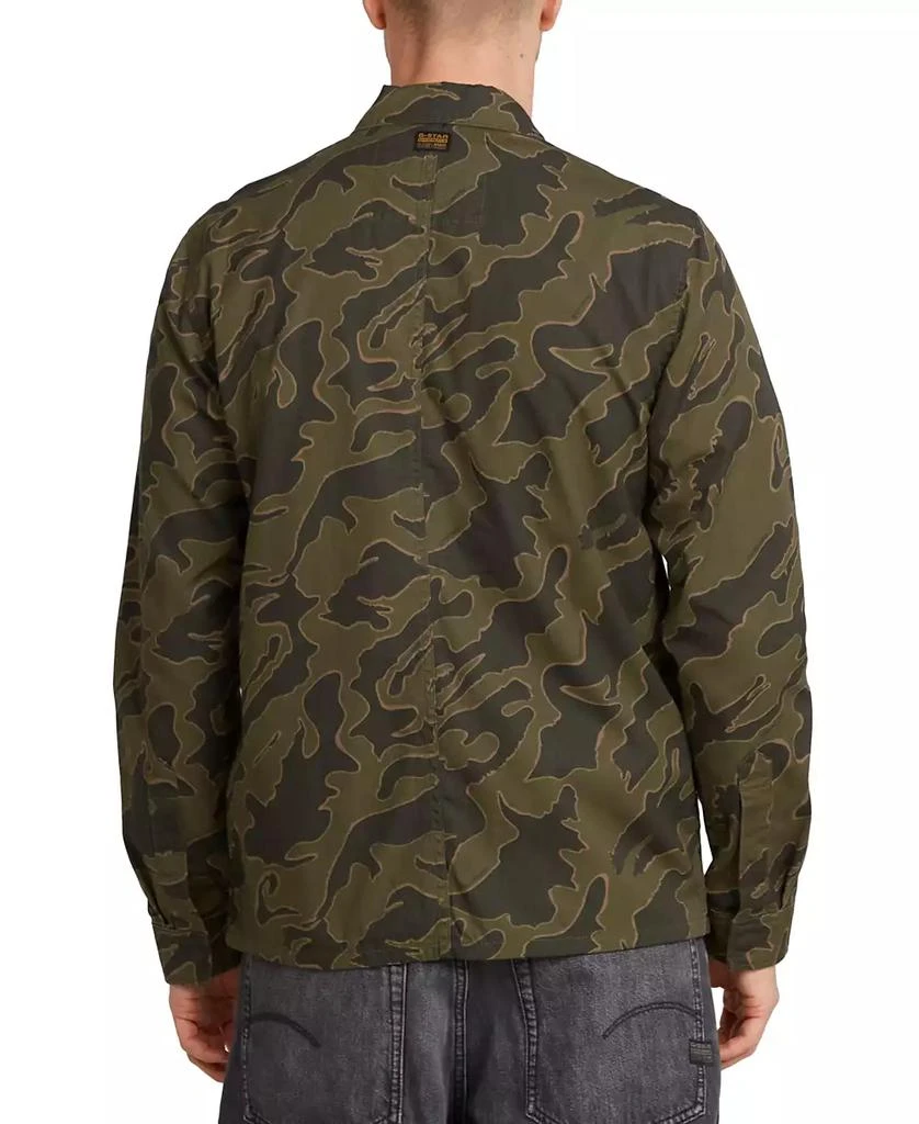 G-Star Men's Straight-Fit Camouflage Shirt Jacket 2