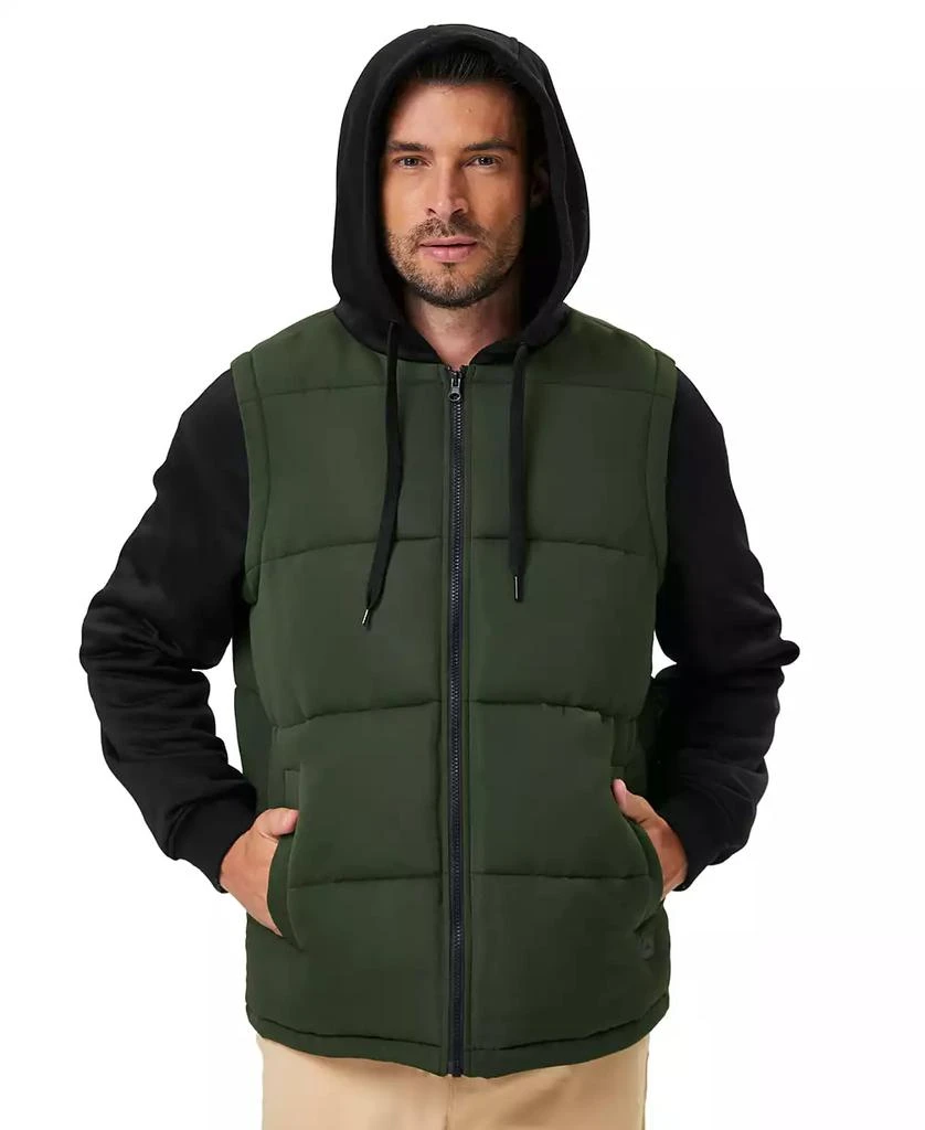 HAWKE & CO Men's Puffer Vest & Hoodie 4