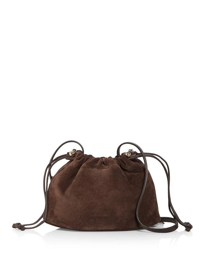 Strathberry Charlotte Drawstring Suede Crossbody Bag 1