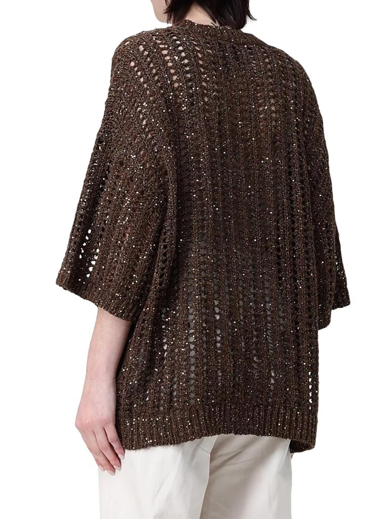 Brunello Cucinelli RUSTIC DUZZLING NET JERSEY SWEATER 3
