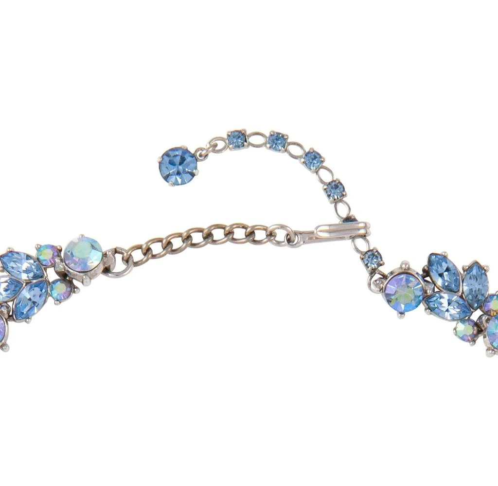 Susan Caplan Vintage 1950s vintage trifari blue crystal necklace 2