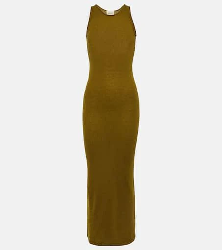 Khaite Jaime cashmere maxi dress 1