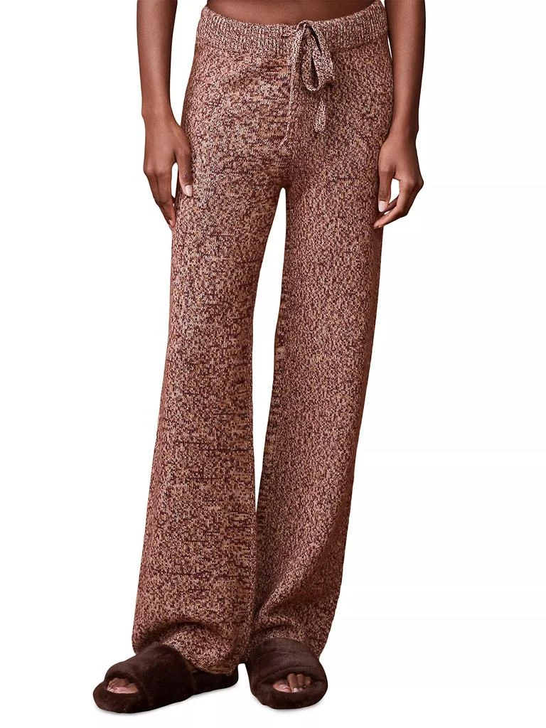 Monrow Marled Wool-Blend Lounge Pants 3