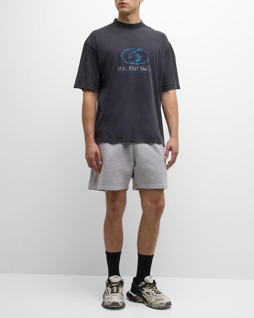 【Balenciaga】TSHIRT SURFER THIN JERSEY◆764235TPVM3 Balenciaga Men's Surfer Thin Jersey T-Shirt - T-Shirts