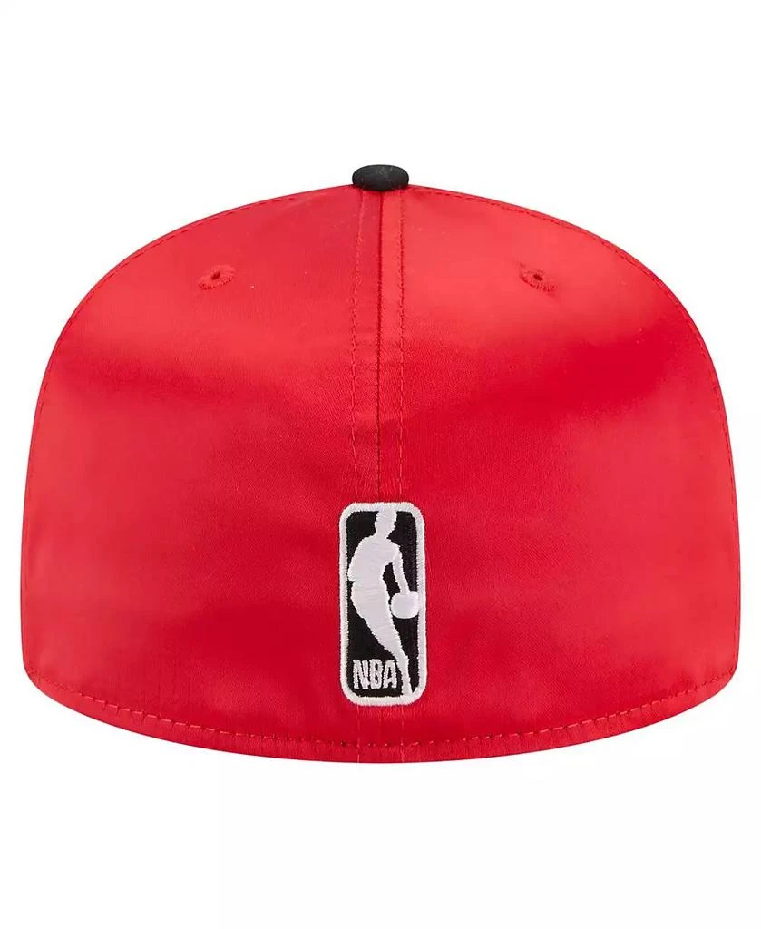 New Era Men's Red/Black Chicago Bulls Satin Two-Tone 59FIFTY Fitted Hat 3