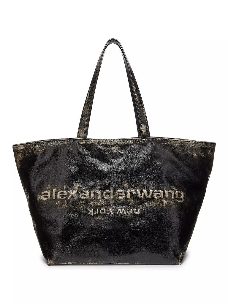 Alexander Wang Large Crackle Patent Leather Tote Bag 1