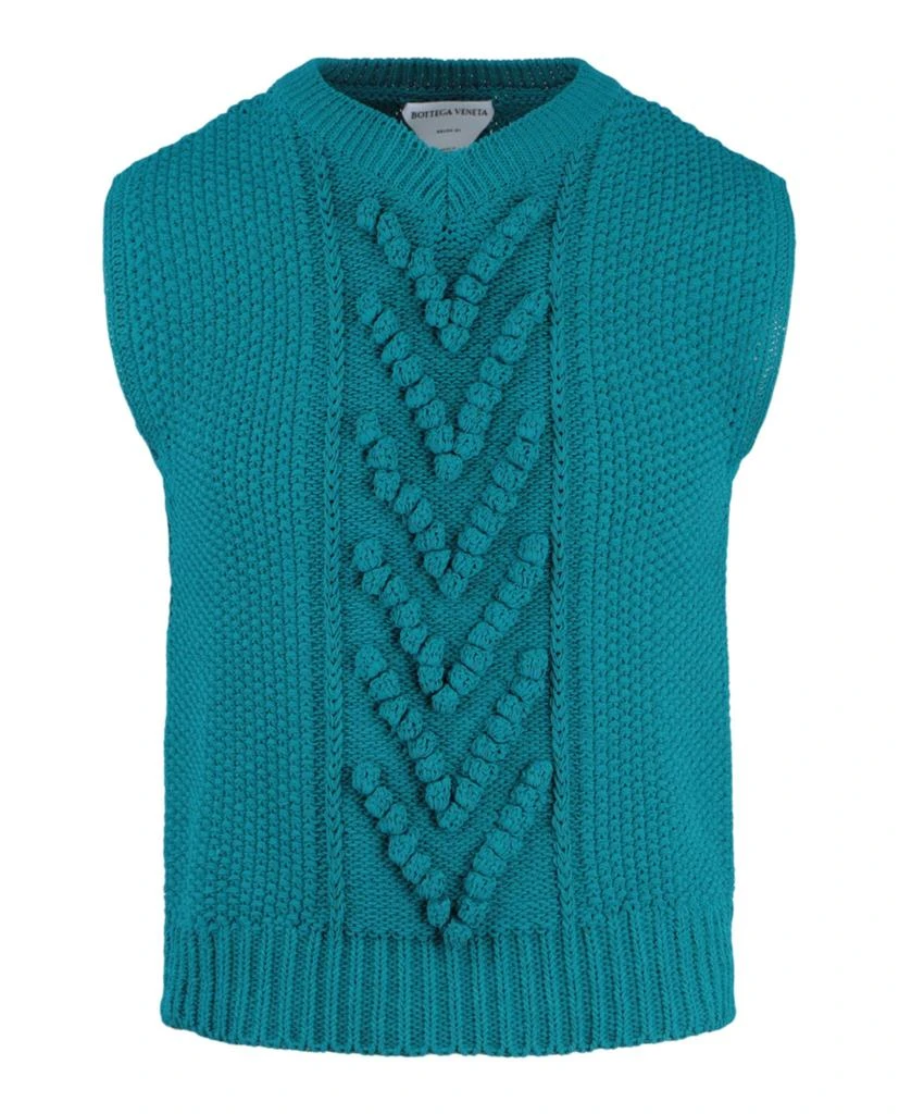 Bottega Veneta Aran Knitted Vest 1