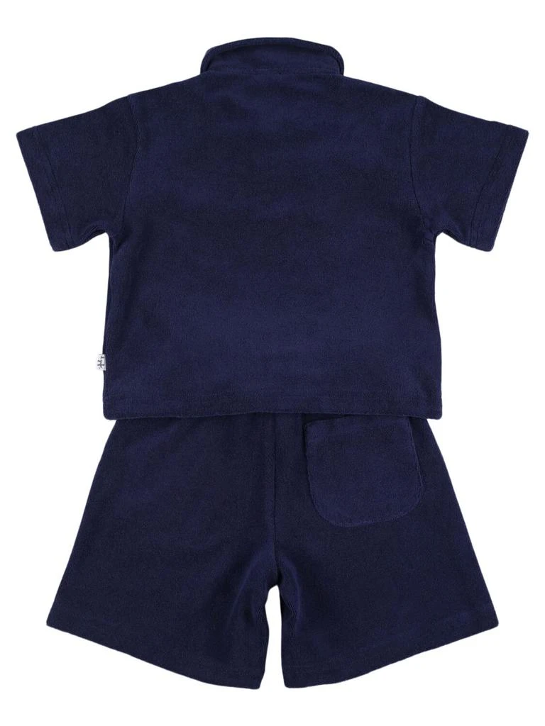 IL GUFO Cotton Terry Polo Shirt & Shorts 3