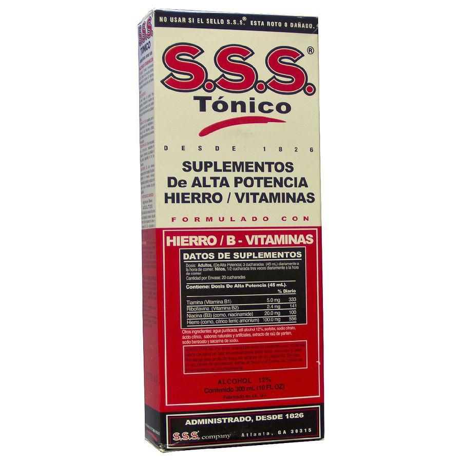 S.S.S. Tonic With Iron/B Vitamins Supplement