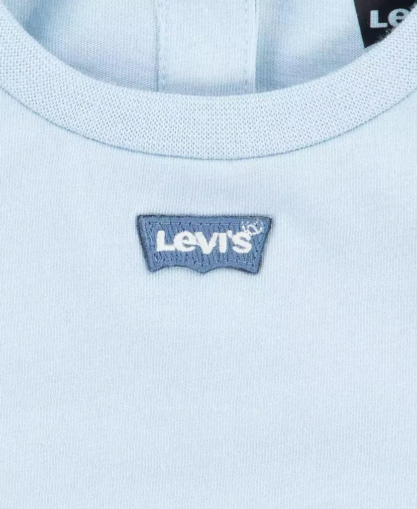 Levi
s Baby Boys Gingham Shortall and T-shirt Set 2