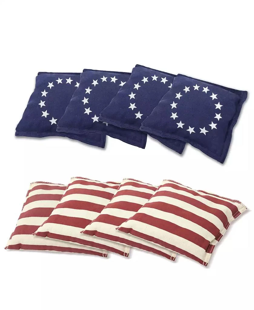 GSE Games 
Sports Expert Set of 8 Premium Weather Resistant Regulation Size and Weight Cornhole Bean Bags.