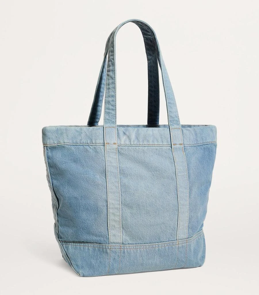 Ralph Lauren Medium Denim Polo Bear Tote Bag 3
