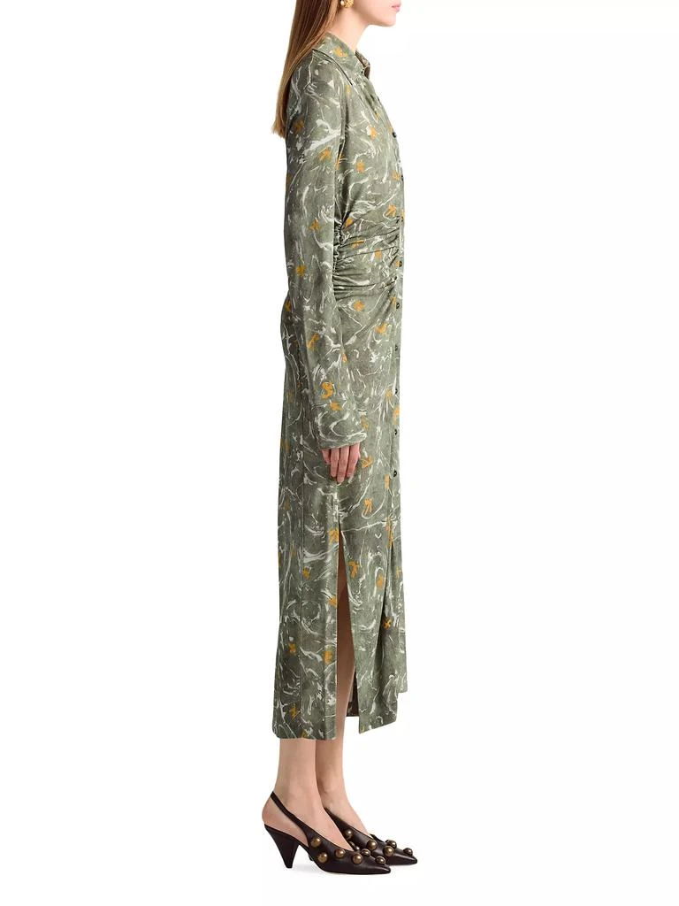 Altuzarra Claudia Ruched Waist Shirtdress 4